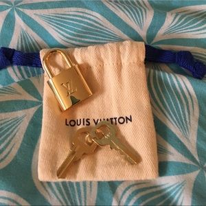 Authentic Louis Vuitton Lock & Keys Set